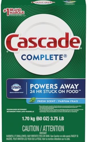 Cascade Complete Fresh Scent Powder Dishwasher Detergent 60 oz.