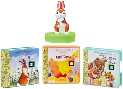 Little Tikes Little Golden Books Animals Collection, Storytime, Books, Audio Play Character, Gift and Toy for Toddlers and Kids Girls Boys Ages 3+ Years
