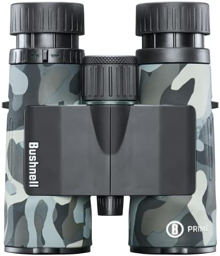 Bushnell Prime 10x42 Blackout Camo Binoculars, High-Definition Optics, Waterproof and Fogproof, Durable Design, Multi-Coated Lenses, Ideal for Hunting and Outdoor Adventures