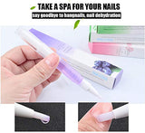 15Pcs Cuticle Oil Pen for Nail Care Products Kit Hangnail Treatment for Damaged Nails Repair Serum Strengthener Cream Moisturizer Growth Nourish Vitamin E Oil for Nail Hardener Lavender Essential Bulk