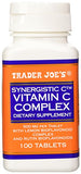 Trader Joe's Synergistic C Vitamin C Complex 500 Mg with Lemon and Rutin Bioflavonoids, 100 Tablets