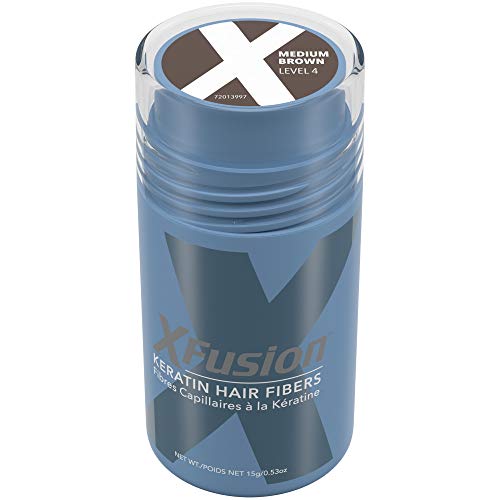 XFusion Keratin Hair Fibers - Medium Brown (15G)
