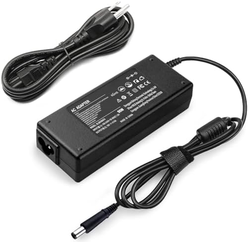 19V 90W Ac Dc Adapter for HP 18'' 19'' 20" 21" 32" HP Pavilion (N193) 20" 23'' OMEN Gaming All-in-One Desktop Computer PC Monitor HP 20B, 23B Series 19-2304 19-2304 22-3010 22-3010 Power Supply Cord