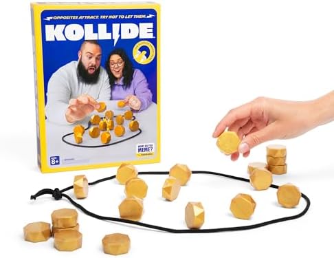 Kollide - The Game of Magnetic Attraction, Magnetic Chess Game, Easter Basket Stuffers, Strategy Board Games for Kids and Adults by Relatable