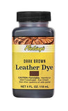 Fiebing's Leather Dye, Dark Brown, 4 oz.