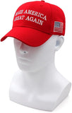 MOZU MAGA Hat 3 Packs(RED) Trump 2024 Hat Donald Trump Hat 2024 Keep America Great Hat Make America Great Again MAGA Camo Embroidered Adjustable Baseball Cap with Two Money（Golden，Silver）