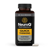 NeuroQ Quick Thinking Supplement Pills - Boosts Alertness + Supports Mental Focus & Concentration - L-Theanine, Caffeine, L-Tyrosine & Beta-Alanine - 60 Capsules