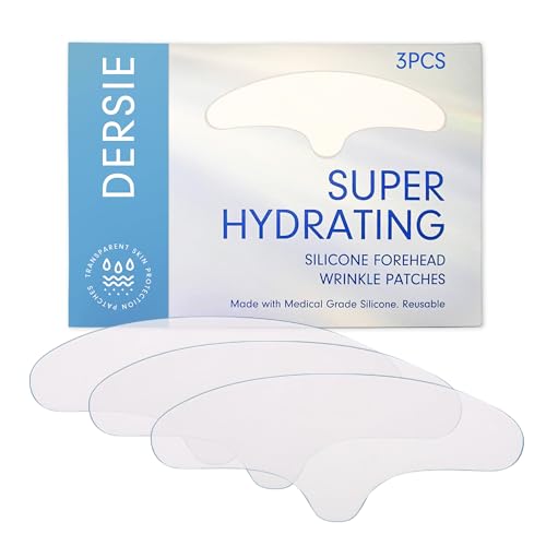 Silicone Forehead Wrinkle Patches: Reusable Silicone Anti Wrinkle Patches - Forehead Wrinkles Treatment - Overnight Use for Best Results - 3 Patches