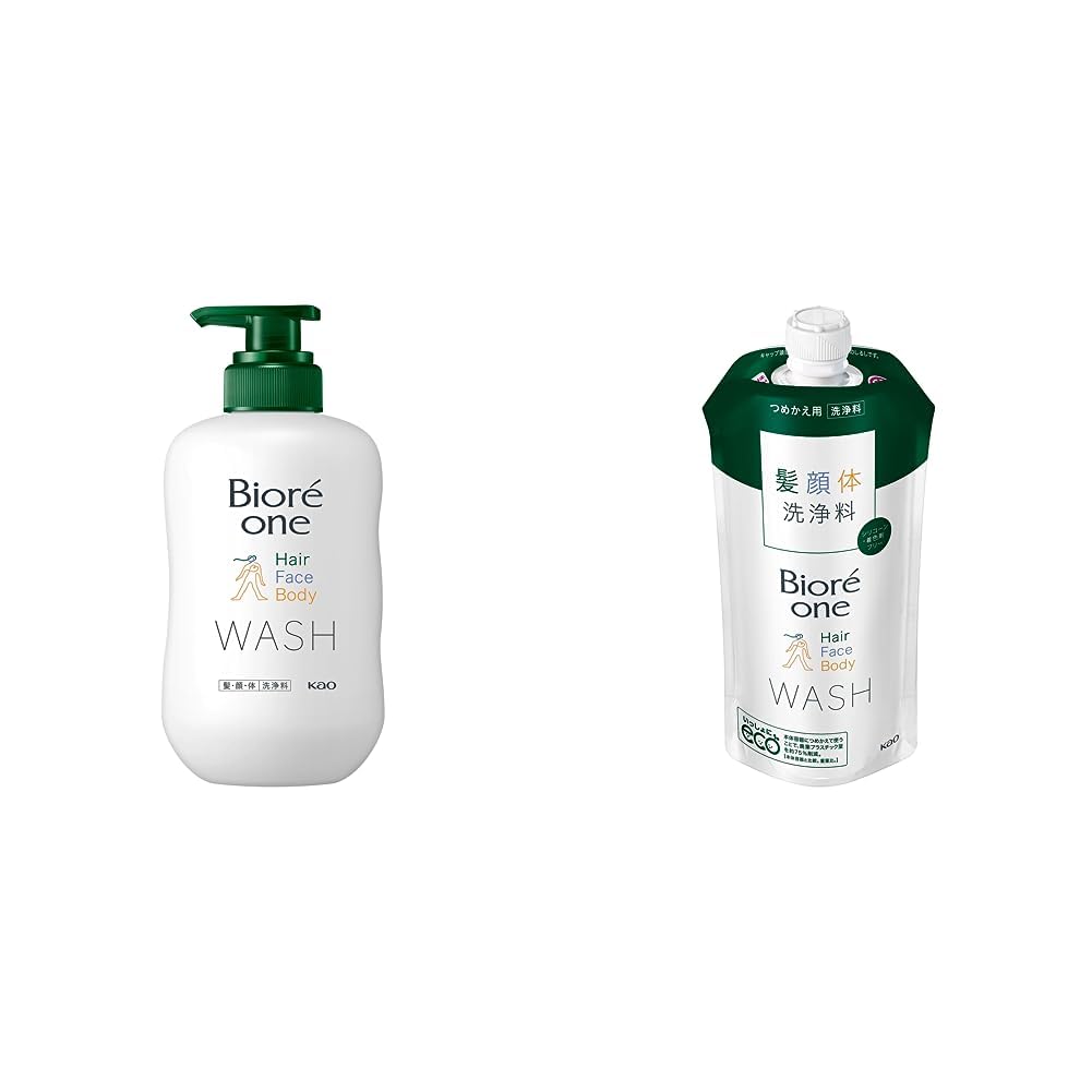 Biore Biore One All-Body Cleanser Comfort Soap Set (Main Body + Refill