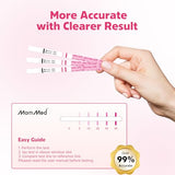 MomMed Ovulation Test Strips, 105 LH Ovulation Predictor Kit with 105 Collection Cups, Accurately Track Ovulation Test, High Sensitivity Result for Women Home Testing