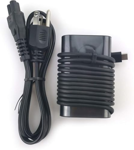 Original 45W USB-C Charger for Dell XPS 12 13 9360 9365 9370 9300 9380 9310 2-in-1 Latitude 7200 7210 7370 5175 5285 5290 Chromebook 3100 3400 2in1 LA45NM150 Power Adapter