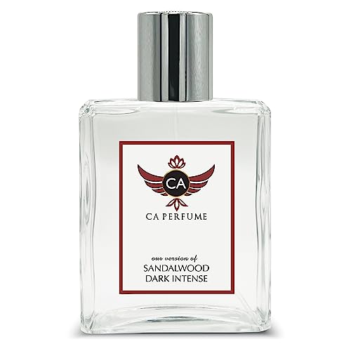 CA Perfume Impression of Sandalwood Dark Intense For Women Replica Fragrance Dupes Eau de Parfum Spray Bottle 3.4 Fl Oz/100ml-X1