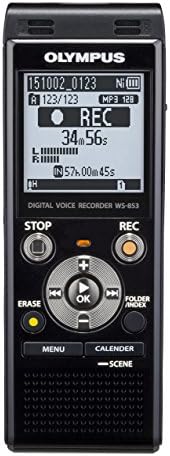 Olympus Digital Voice Recorder WS-853, Black (Renewed)