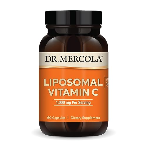 Dr. Mercola Liposomal Vitamin C 1,000 mg per Serving, 30 Servings (60 Capsules), Dietary Supplement, Supports Immune Health, Non GMO, NSF Certified