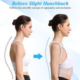 HLOES Posture Corrector for Women and Men,Adjustable Upper Back Brace,Breathable Back Support Straightener,Relieve Waist,Neck,Shoulder,Back Pain