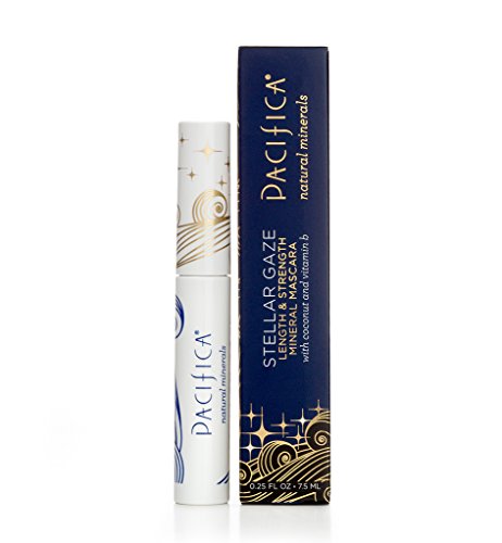 Pacifica Mascara – Stellar Gaze Length & Strength Mineral Mascara, Long-Lasting Clump-Free Formula with Coconut Oil & Vitamin B, Vegan & Cruelty-Free (Stardust - Brown)
