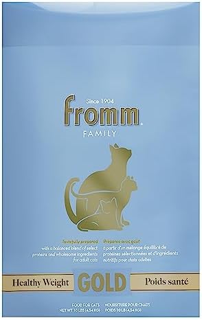 Fromm Healthy Weight Gold Dry Cat Food - Weight Management Cat Food for Adult & Senior Cats - Chicken Recipe - 10 lb