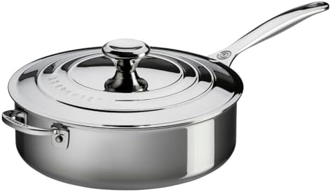 Le Creuset Tri-Ply Stainless Steel Saute Pan, 3 qt.