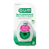 GUM ButlerWeave® Mint, Waxed String Floss 165M X Pack of 6