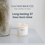Calyan Wax Scented Candle, Lavender & Bergamot Candle for The Home Scented with Cedar & Citrus, Soy Wax Aromatherapy Candle in Glass Jar with 37 Hour Burn Time, Non Toxic Scented Candles Gifts