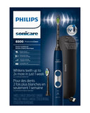 PHILIPS Sonicare ProtectiveClean 6500 Rechargeable Electric Power Toothbrush with Charging Travel Case and Extra Brush Head, Navy Blue, HX6462/07