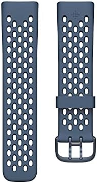 Fitbit Charge 5 Sport Accessory Band, Official Product, Deep Sea, Large