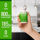 Real Ketones BHB Exogenous Ketones Keto Pills Keto Electrolytes Pills for Enhanced Energy Performance & Rapid Ketosis - Caffeine Free Energy Keto Diet Pills with Patented Keto BHB (1 Month)