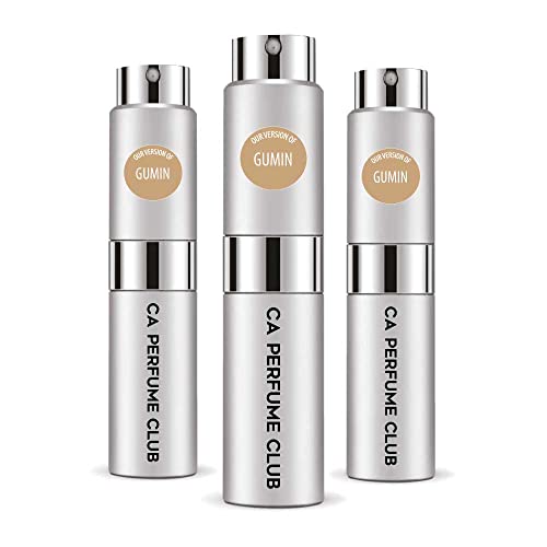 CA Perfume Impression of T. Ford Gumin For Women & Men Replica Version Fragrance Dupes Concentrated Long Lasting Eau de Parfum Spray Refillable Atomizer Bottle 0.27 Fl Oz-X3