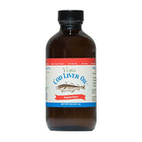 Virgin Cod Liver Oil - 8 Fl oz Natural, Wild Caught & Fresh Tasting, High in Vitamin D, Omega 3 DHA/EPA (Original Taste-Unflavored)