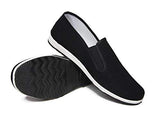 Chinese Traditional Old Beijing Shoes Kung Fu Tai Chi Shoes Rubber Sole Unisex Black (11 UK 280mm)