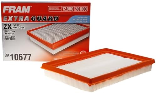 FRAM Extra Guard CA10677 Replacement Engine Air Filter for Select Lexus and Toyota Models, Provides Up to 12 Months or 12,000 Miles Filter Protection