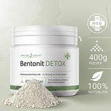 effective nature - Bentonit Detox - 400 g - Zertifiziertes Medizinprodukt zur Bindung von Schwermetallen im Körper - 100% ultrafein - Made in Germany - Ohne unerwünschte Zusätze