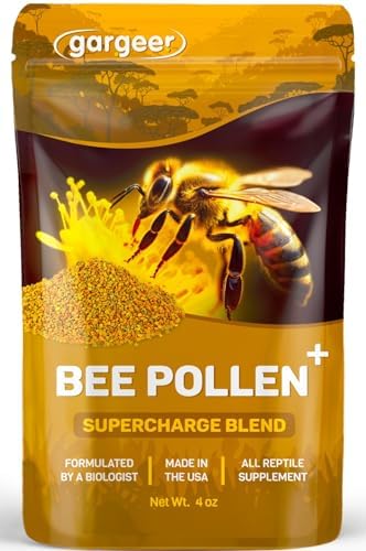 4oz Bee Pollen for The Picky Reptile. Boost Health, Digestion and Skin Regeneration! Enhanced with Real Organic Fruits, Vitamins, Minerals, Amino Acids, and Carotenoids. Made in USA. Enjoy!