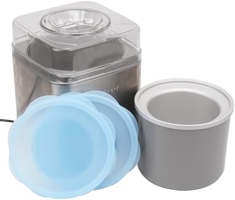 Silicone Lids for Cuisinart 2-Quart Freezer Bowl, 2 Pack Reusable Covers for Cuisinart lce Cream Maker, Dishwasher, Microwave & Freezer Safe, Kitchen Accessory