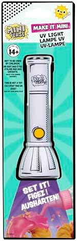 MGA's Miniverse Make It Mini - Flashlight with UV Light, UV Flashlight for Resin Curing, Suitable for Collectors & Kids Ages 8+, NOT Edible