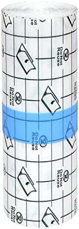 OBTANIM Transparent Waterproof Stretch Clear Adhesive Film Bandage Skin Dressing Tape for Tattoo Aftercare (6 x 197 Inch)