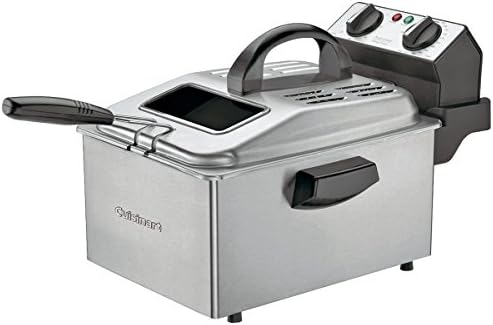 Cuisinart DF250 1800-Watt 2-1/5-Pound-Capacity Deep Fryer, Brushed Stainless