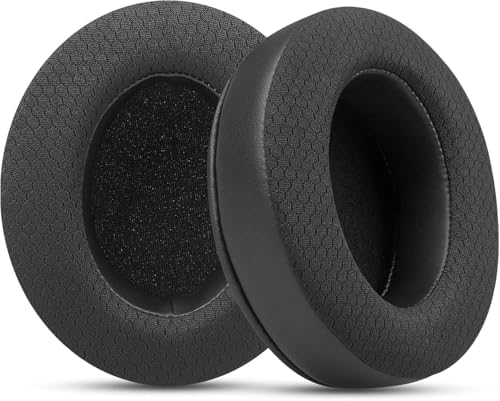 GVOEARS Replacement Earpads for Audio Technica ATH M50X/M40X/M30, HyperX Cloud/Alpha, Sony MDR-7506 Series, Steelseries Arctis earpads Replacement, Ear Cushions Also fit Turtle Beach Stealth & More
