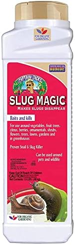 Bonide Captain Jack's Slug Magic Granules, 24 oz Snail & Slug Killer, For Organic Gardening, Pet Safe Formula
