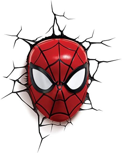 3DLightFX Marvel Spiderman Mask 3D Deco Light