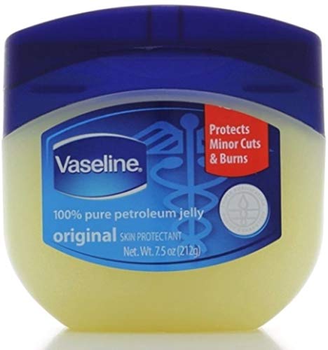 Vaseline, 100% Pure Petroleum Jelly, Original - 7.5 oz jar, Pack of 5