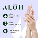 ALŌH Sweet Orange Bergamot + Aloe Sanitizing Hand Wipes - Clean Hands, Clear Mind - On The Go Hand Sanitizer Wipes for Kids and Adults - Travel Size 6 Packs 20ct Wipes (120 wipes)