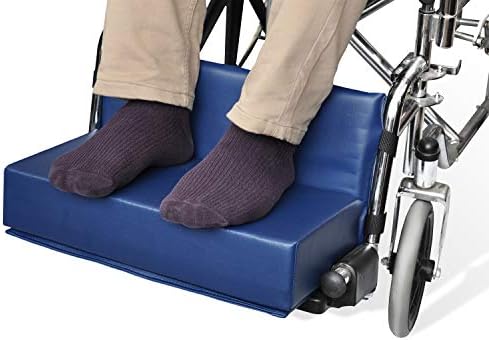 NYOrtho Wheelchair Foot-Rest Extender Elevating Pad - Leg Cushion Protector | Secures Easily with Quick-Release Strap Seat Widths 22" - 24", 3" Foot Platform - Made in USA