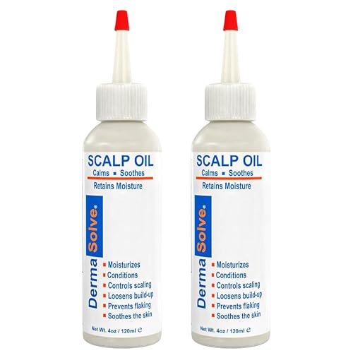 Dermasolve Psoriasis & Dandruff Oil, Dermatologist Approved for Flaky Scalp Relief