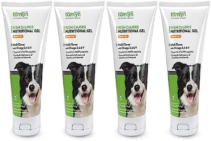 Tomlyn High Calorie Nutritional Gel for Dogs, (Nutri-Cal) 4.25oz (4 Pack)