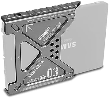 Lunchbox III 870EVO SSD Case Compatibe for Atomos Ninja, Ninja Ultra, Ninja V/V+, Ninja Flame/Inferno/Shogun Inferno, Magnalium Alloy mSATA Adapter Support 860 870EV0 1/2TB, 860 870QVO 1/2TB SSD