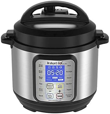Instant Pot Duo Plus 9-in-1 Electric Pressure Cooker, Slow Cooker, Rice Cooker, Steamer, Sauté, Yogurt Maker, Warmer & Sterilizer, Includes App With Over 800 Recipes, Stainless Steel, 3 Quart