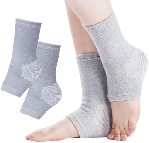 One Compress Bamboo Foot Sleeves, 2025 New Ankle Brace Protection Socks for Women, Ankle Compression Socks for Swelling Sprain Plantar Fasciitis Relief