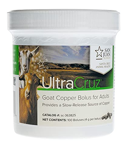 UltraCruz - sc-363825 Goat Copper Bolus Supplement for Adult Goats, 100 Count X 4 Grams