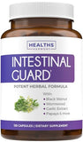 Intestinal Guard (Non-GMO) Maintain Intestinal Health - Potent Natural Formula with Wormwood, Black Walnut, Goldenseal, Pau D'Arco, Clove, Garlic, More - All In One Supplement -120 Capsules (No Pills)